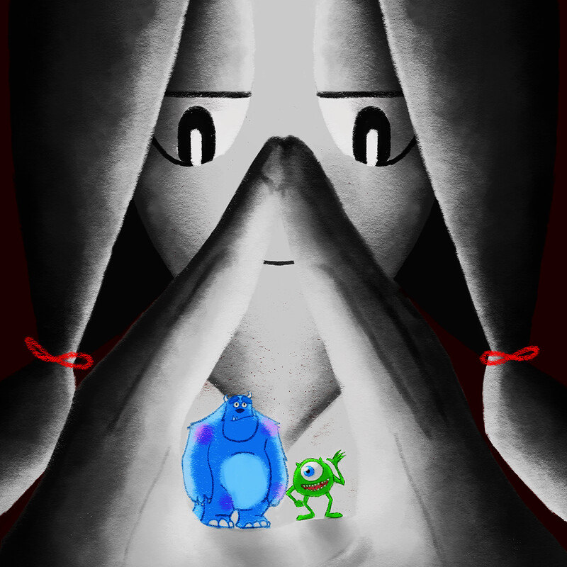 adeline-locadart-dreano-adeline-locadart-dreano-illu-monsters-inc-x-the-addam-s-family